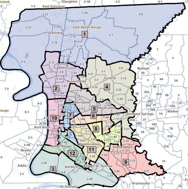 Redistricting In East Baton Rouge Parish A Modest Proposal JMC