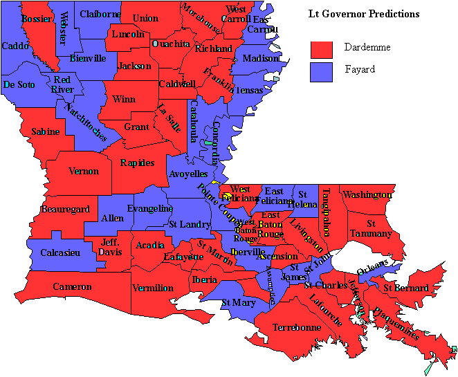 Early analysis of the Louisiana Lieutenant Governor’s Runoff JMC