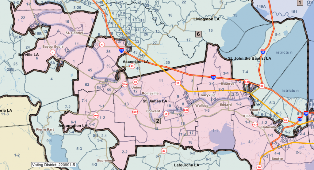 Louisiana Congressional District Maps – JMC Enterprises of Louisiana ...