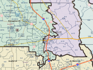 Louisiana Congressional District Maps | JMC Enterprises of Louisiana ...