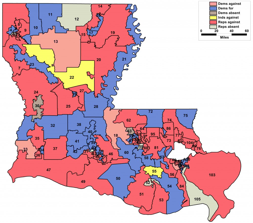 Affordable Care Act (“Obamacare”) vote in the Louisiana House of